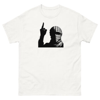 Palestinian Keffiyeh Silhouette T-Shirt - Unique Palestine Pride Apparel